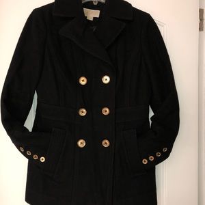 Michael Kors Black Pea Coat - EUC